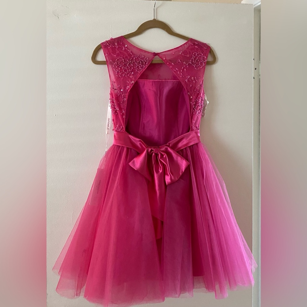 NWT JJs House Pink Tulle Prom, Special Occasion, Formal Events Dress - Picture 6 of 7